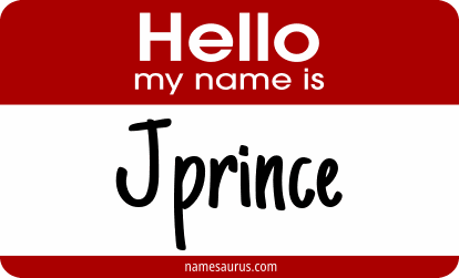 Hello my name is Jprince png download
