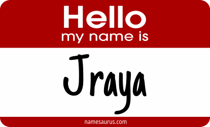 Hello my name is Jraya png download