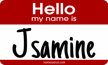 Hello my name is Jsamine png download