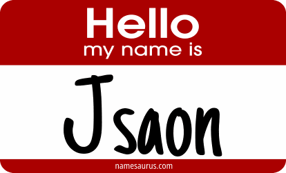 Hello my name is Jsaon png download
