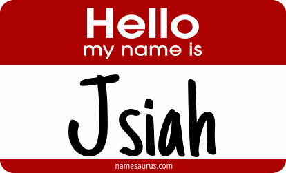 Hello my name is Jsiah png download