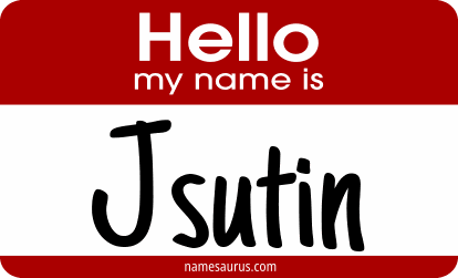 Hello my name is Jsutin png download