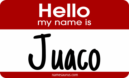 Hello my name is Juaco png download