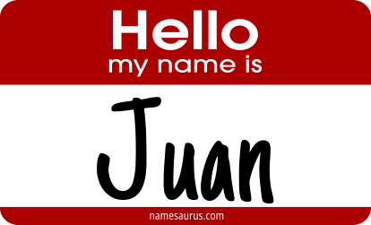 Hello my name is Juan png download