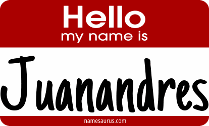 Hello my name is Juanandres png download