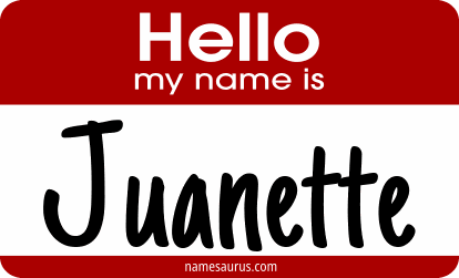 Hello my name is Juanette png download