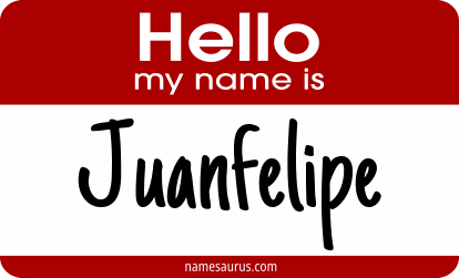 Hello my name is Juanfelipe png download