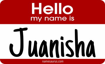 Hello my name is Juanisha png download
