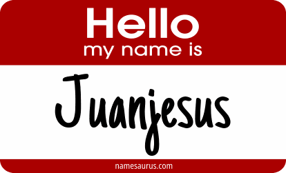 Hello my name is Juanjesus png download