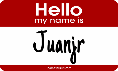 Hello my name is Juanjr png download