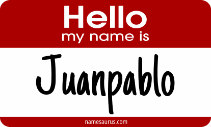 Hello my name is Juanpablo png download