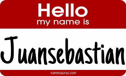 Hello my name is Juansebastian png download