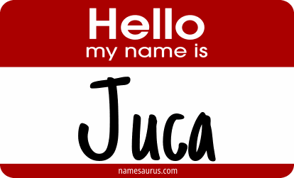 Hello my name is Juca png download