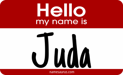Hello my name is Juda png download