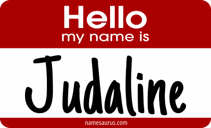 Hello my name is Judaline png download