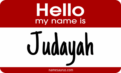 Hello my name is Judayah png download
