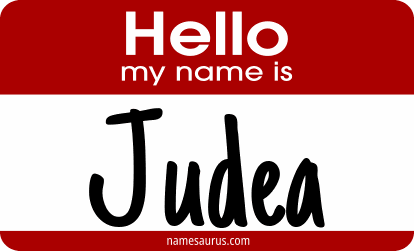 Hello my name is Judea png download