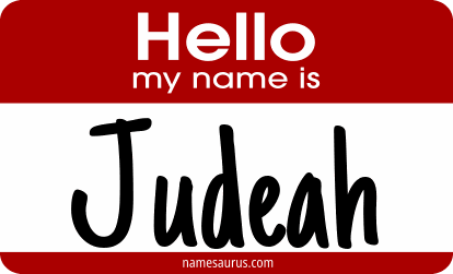 Hello my name is Judeah png download