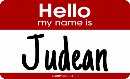Hello my name is Judean png download