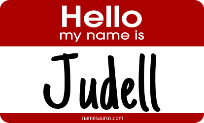 Hello my name is Judell png download