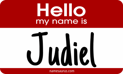 Hello my name is Judiel png download