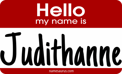 Hello my name is Judithanne png download