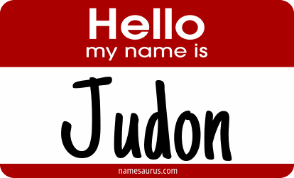 Hello my name is Judon png download