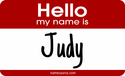 Hello my name is Judy png download