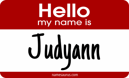 Hello my name is Judyann png download