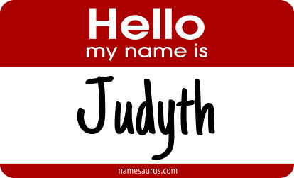 Hello my name is Judyth png download