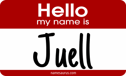 Hello my name is Juell png download