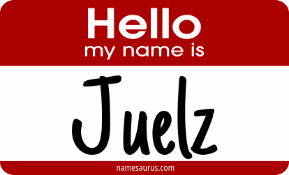 Hello my name is Juelz png download