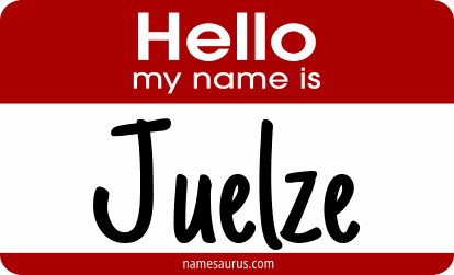 Hello my name is Juelze png download