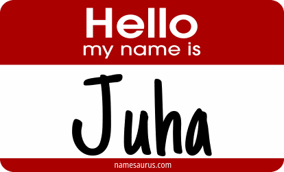 Hello my name is Juha png download