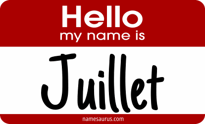 Hello my name is Juillet png download