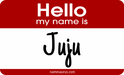 Hello my name is Juju png download