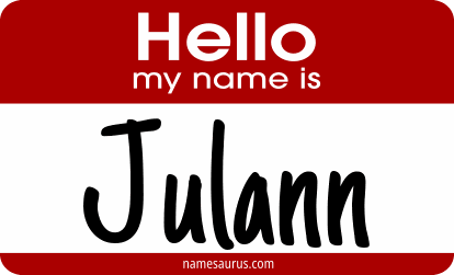 Hello my name is Julann png download