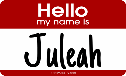 Hello my name is Juleah png download