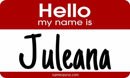 Hello my name is Juleana png download