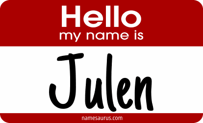 Hello my name is Julen png download