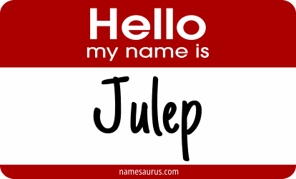 Hello my name is Julep png download