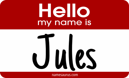 Hello my name is Jules png download