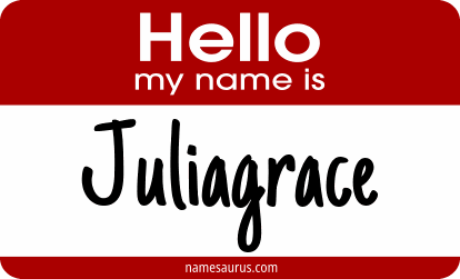Hello my name is Juliagrace png download