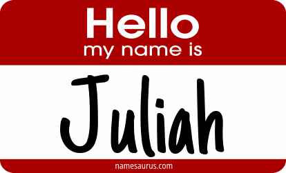 Hello my name is Juliah png download