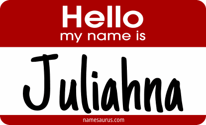 Hello my name is Juliahna png download