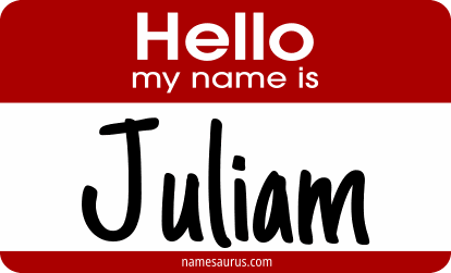 Hello my name is Juliam png download