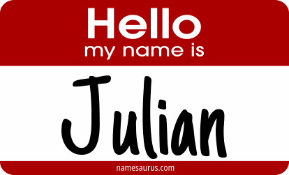 Hello my name is Julian png download