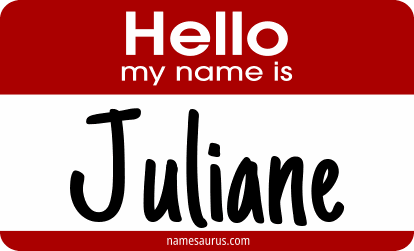 Hello my name is Juliane png download