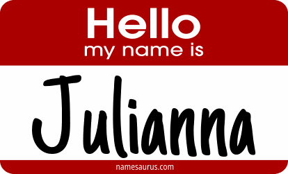 Hello my name is Julianna png download