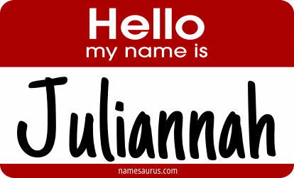 Hello my name is Juliannah png download